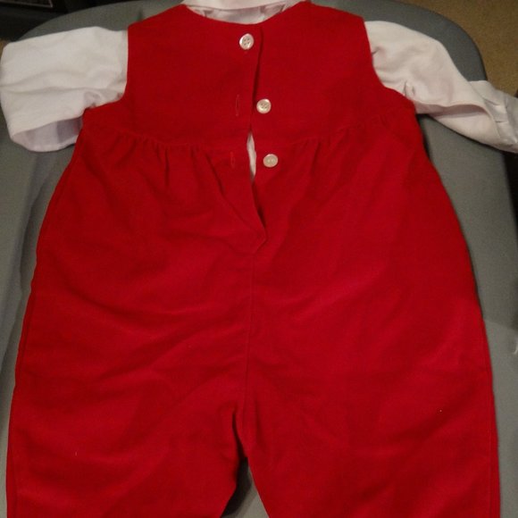 Beth Terrell by Johnston Christmas Romper Set 9M - Picture 4 of 5